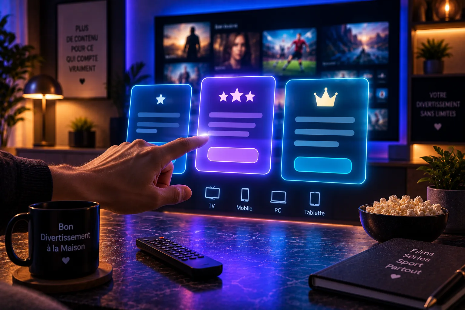 Choix entre plusieurs formules — comment choisir un abonnement IPTV